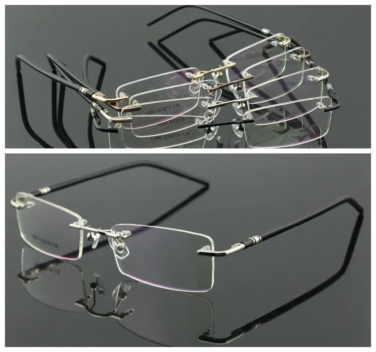 10 pcs/lot Wholesale Rimless Eyeglass Frame Man Women 5 colors Glasses