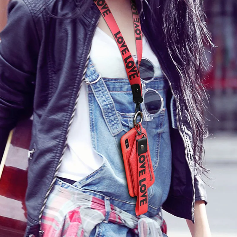 Fashion Phone Case For Xiaomi Mi 8 8SE A1 A2 Note 3 Max 3 For Redmi 5 Plus case Wallet lanyard Phone TPU Soft Cover Zipper bag