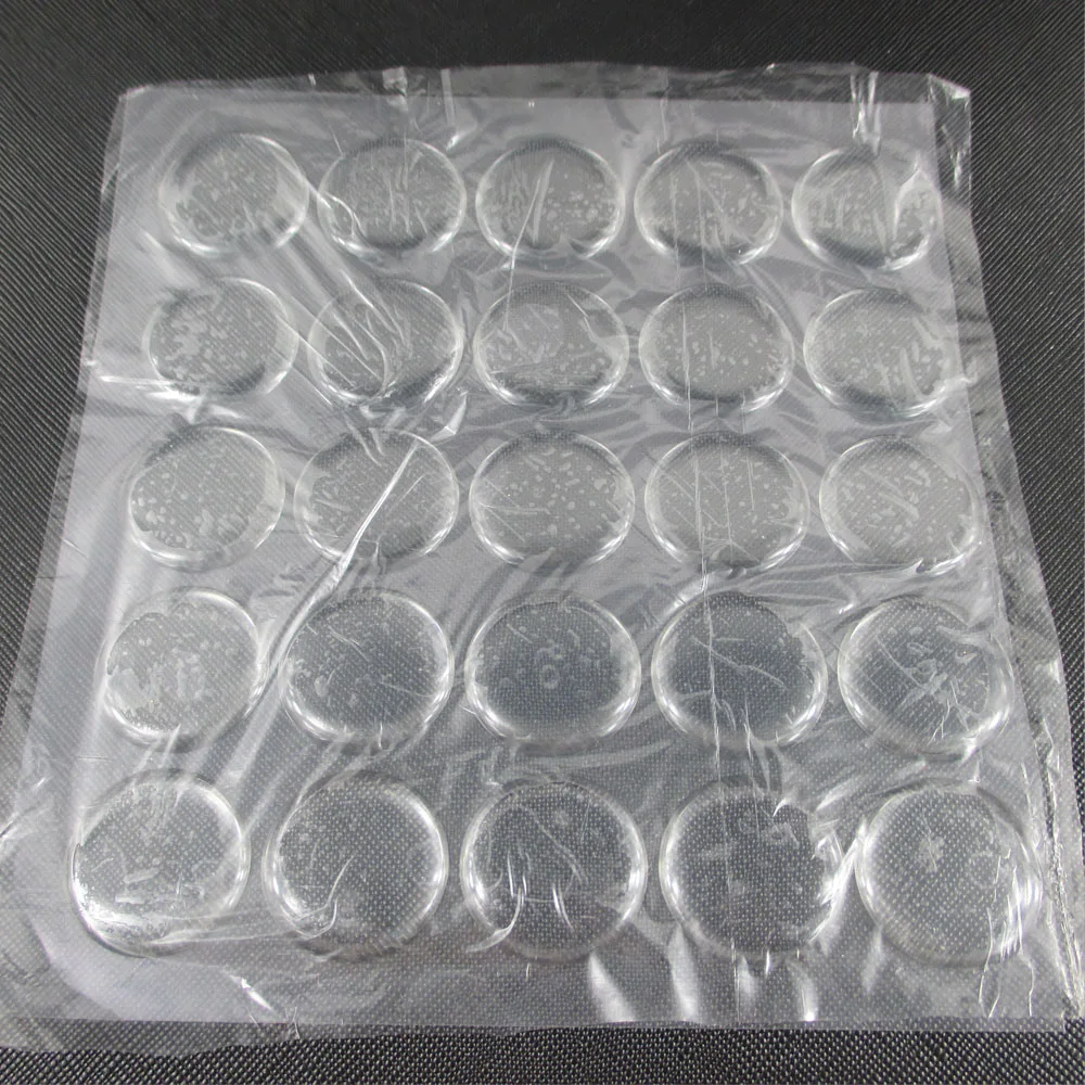 25Y15151 25*25 мм Круглый 3D прозрачный эпоксидный клей КРУГИ бутылки крышки наклейки