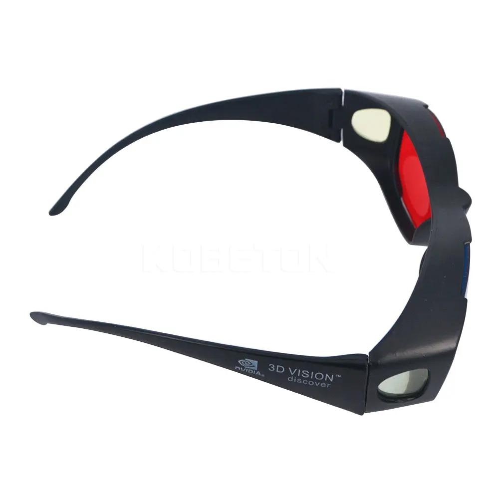 Kebidumei 5 шт. красные синие красно-синие очки Голубой 3D Близорукость и общее видение игры Стерео Фильмы мерный анаглиф пластиковые очки
