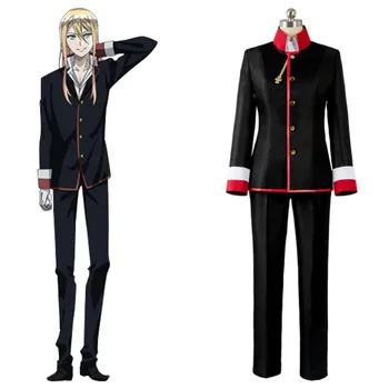 

The Royal Tutor Cosplay Black Full Set Uniform Costume Leonhard von Glanzreich Uniform Cosplay Costume