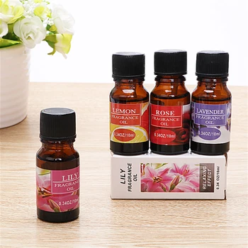

Natural Plant Fragrance Car Perfume for Humidifier Fresh Air Water-soluble Essential Oil 4 Flavors Auto Home Air Freshener