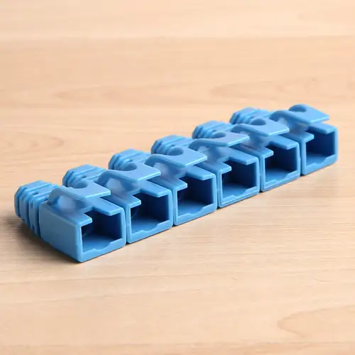 AMPCOM RJ45 Ethernet Network Cable Strain Relief Boots Cable Connector Plug Covers for CAT5 CAT5e CAT6 (Plastic) - Image 10