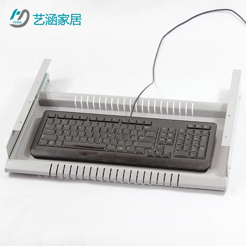 

Full steel keyboard shelf ball track rail keyboard tray computer desk keyboard shelf track rail accessories