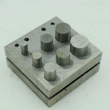 Ювелирные изделия дисковый резак 7 отверстий 5 дырокол-пробойник набор металлический круг резка пробивая ювелирные изделия инструменты