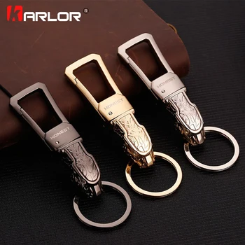 

Leopard Head Model Keychains Key Holder Car Key Ring Chain Zinc Alloy Automobiles Car Styling Car Accessories Creative Auto Gift