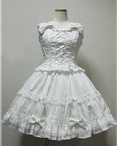 

LL44 Long Sleeveless Sweet Lolita Short Dress Ball Gown Fancy Prom Dress Halloween Party Masquerade Costume