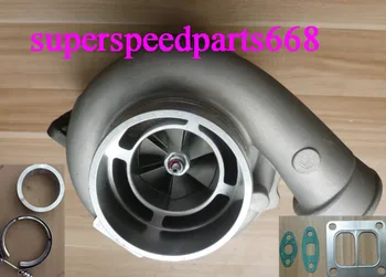 

GT45R GT45 Compressor A/R .70 turbine A/R 1.32 T4 flange oil Turbocharger 4" v-band clamp turbo