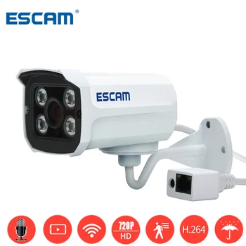 

ESCAM QD300 HD 720P Onvif Network Mini Wired IR-Bullet Camera IR 15m Waterprof P2P Cloud Outdoor Network CCTV Security IP Camera