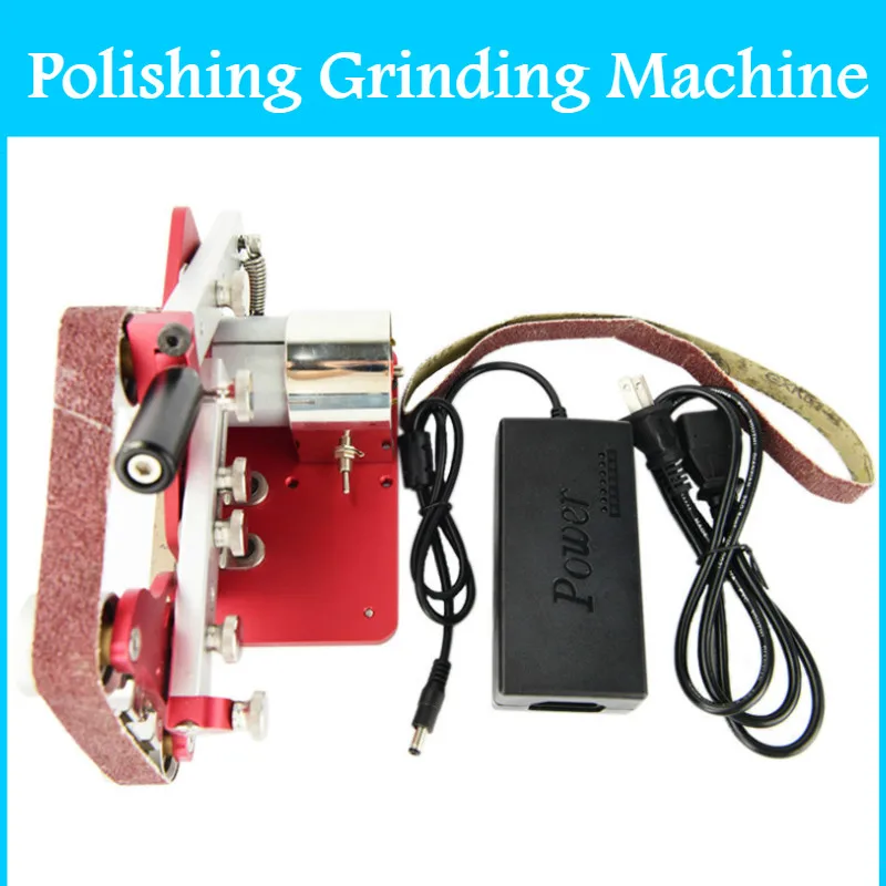 

DC 12-24V Mini belt machine 775motor micro table polishing machine DIY Sander Grinder 7000rpm