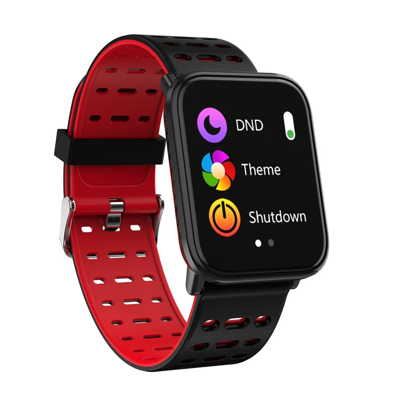 

New T6 Touch Screen Smart Watch Blood Pressure Heart Rate Tracker Watch Sports detection Waterproof Smart watch For IOS Android
