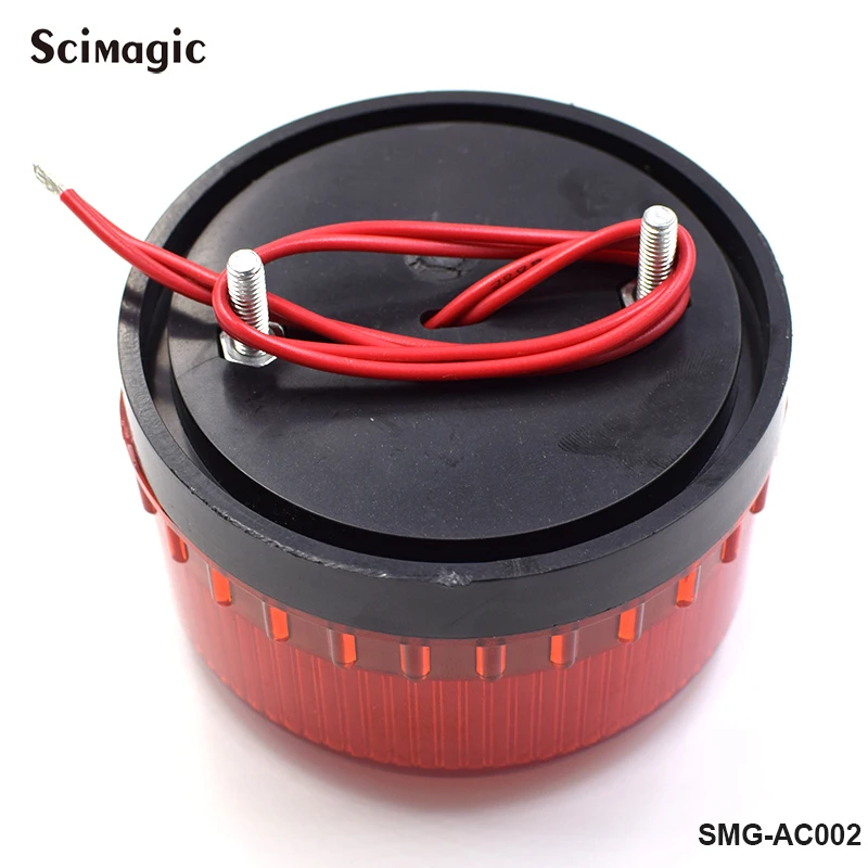 Allarme Acustico E Luminoso 12V - Sirena Con Luce Stroboscopica LED, 110dB, Per Auto O Emergenze - Foto 4