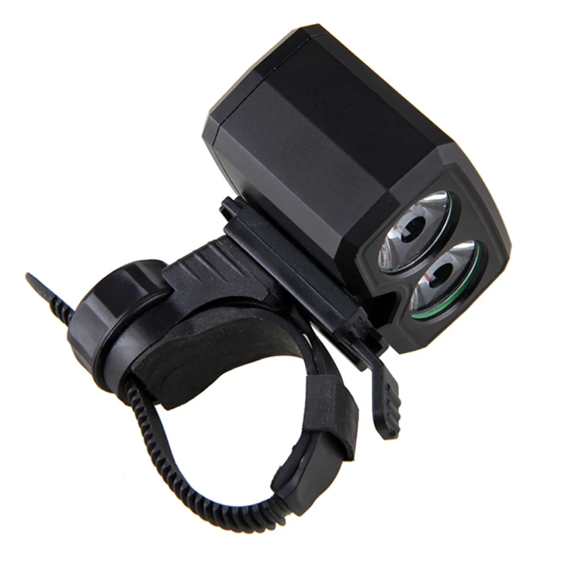 USB перезаряжаемая лампа для велосипеда 2x XM-L T6 Передняя руле велосипеда свет встроенный Батарея 5 режимов фар