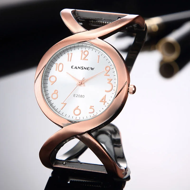 Золотой браслет часы Для женщин часы дамы Сталь браслет Для женщин винтажный браслет часы Саат женский часы Relogio Feminino Montre Femme - Цвет: RG