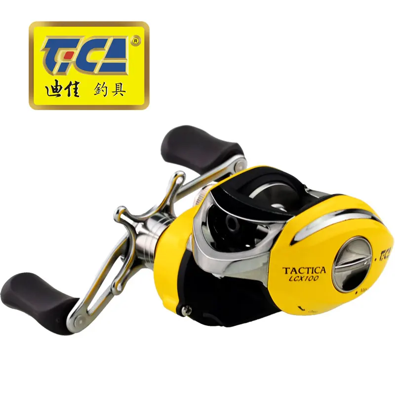 

TICA High Speed Fishing Reel 2BB+2NMB 6.3:1 carp fishing Baitcasting Reel Bait Casting Right Left hand Magnetic brake Water Drop