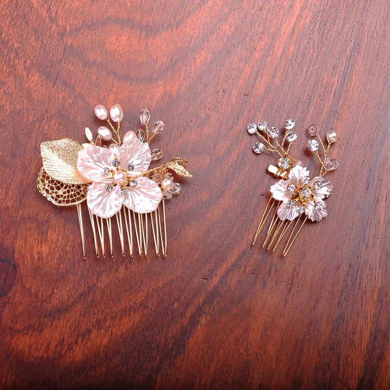 Gold Color Hair Comb-small
