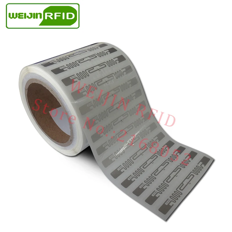 Alien 9640 UHF RFID wet inlay 500pcs per roll 860-960MHZ Higgs3 915M EPC can be used to RFID tag and label free shipping