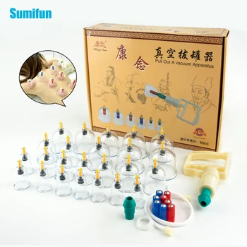

sumifun massager Cans Massager Health Monitors Product Cans Opener Pull Vacuum Cupping Massage Cupping Massage Bank Tank SetC781