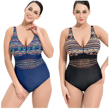

Bathers One Piece Swimsuit Female Plus Size Swimwear Women 2019 Push Up Bodysuit Swimming Suit Bathing May Beach Monokini Fused