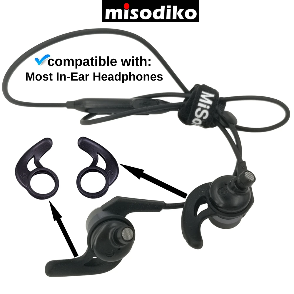 Misodiko Anti Slip Ear Fins Hooks For Jaybird X4 X3 X2 Bluebuds X Beatsx Bluetooth Sports Headphones Silicone Earbuds Tips Wings Earphone Accessories Aliexpress