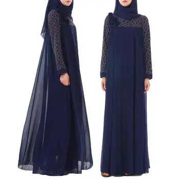 

Fashion Muslim Dress Abaya Islamic Clothing For Women Malaysia Jilbab Robe Turkish Baju Kimono Kaftan Tunic Middle East Islamic