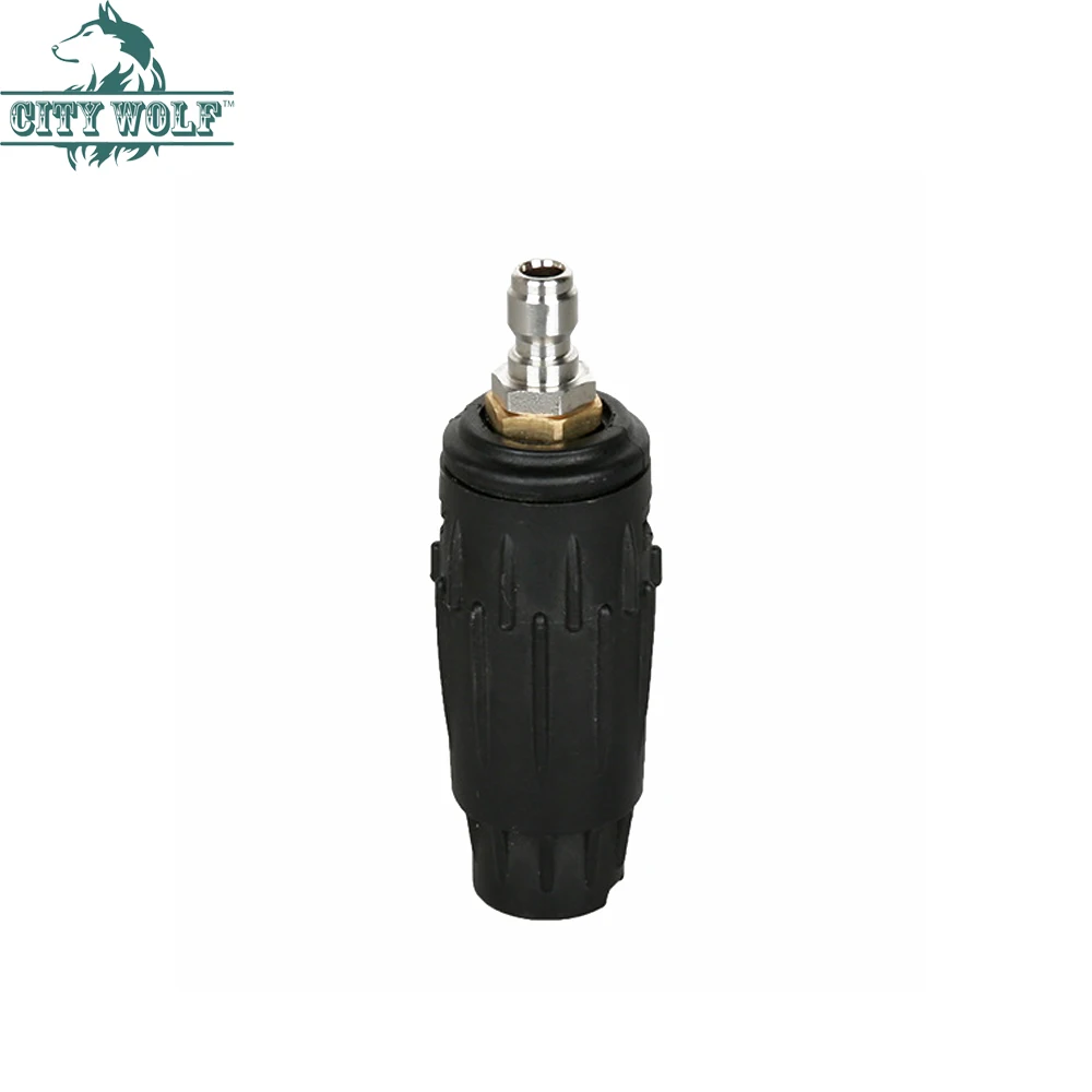 

City Wolf high pressure washer adjustable duck nozzle G1/4 quick connect variable nozzle car washer accessory