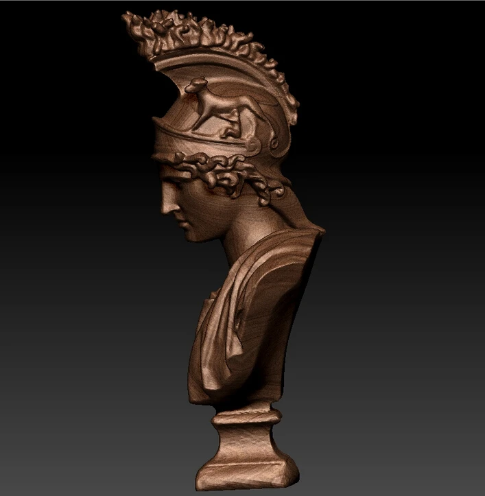 ЧПУ 3d рельефная модель stl формат Греческая богиня|3d relief|model stlcnc relief models |