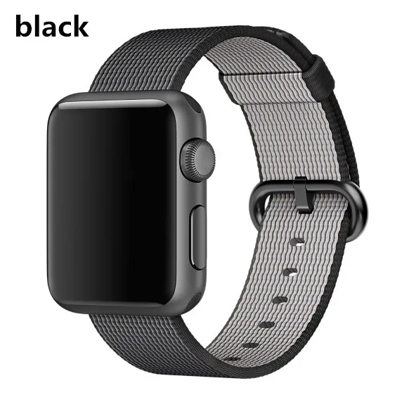 Nato Strap for Apple Watch Band pulseira apple watch 5 4 3 44mm 40mm correa Woven Nylon iwatch band 42mm 38mmBracelet belt - Цвет ремешка: 6