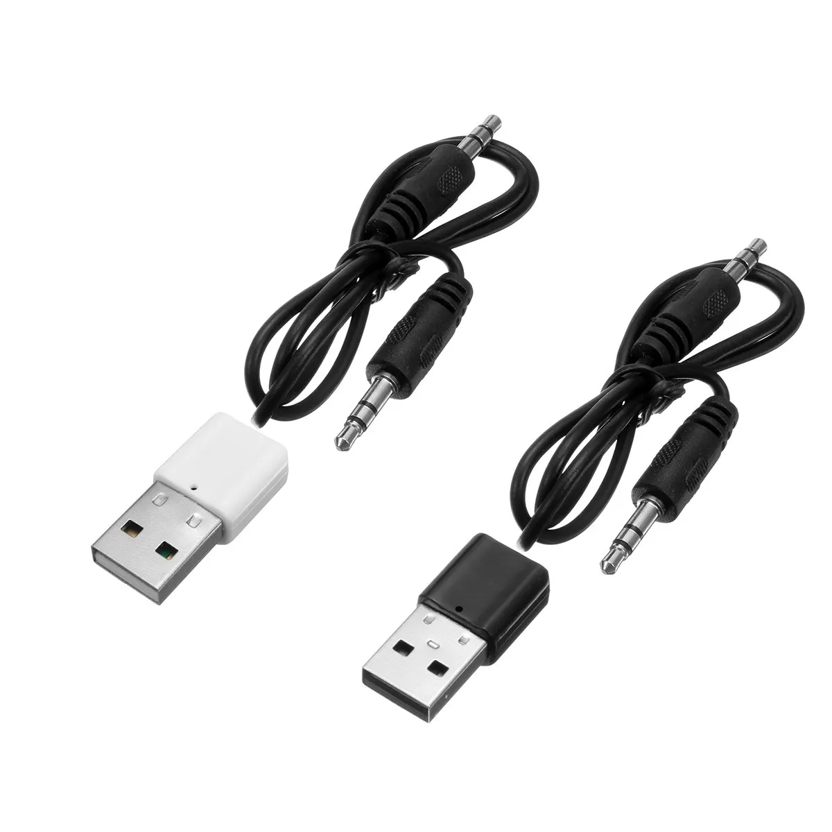 

5V USB Adapter Car Music Audio Receiver AUX 3.5mm to USB Adapter Transmitter Converter for Car Phone PC