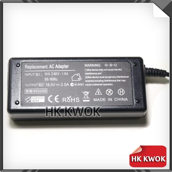 AC Laptop Charger Power Adapter Replacement 18.5V 3.5A 4.8*1.7mm 65W For HP Compaq 6720s 500 510 520 530 540 550 620 625 G3000 AC Laptop Charger Power Adapter Replacement 18.5V 3.5A 4.8*1.7mm 65W For HP Compaq 6720s 500 510 520 530 540 550 620 625 G3000
