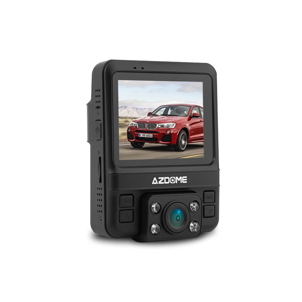 Azdome GS65H Novatek 96655 Автомобильный видеорегистратор двойная камера GPS трекер супер HD