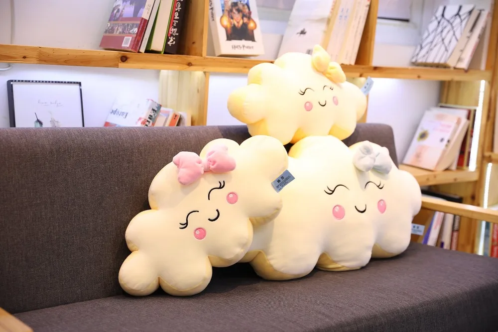 Almofada de Pelúcia Recheado de Brinquedos de Pelúcia para as Crianças do Bebê Presente da Menina Gigante Novo Estilo Kawaii Nuvem Travesseiro Macio Crianças 2 de Pelúcia Para As Crianças Do Bebê Crianças Presente Da Menina