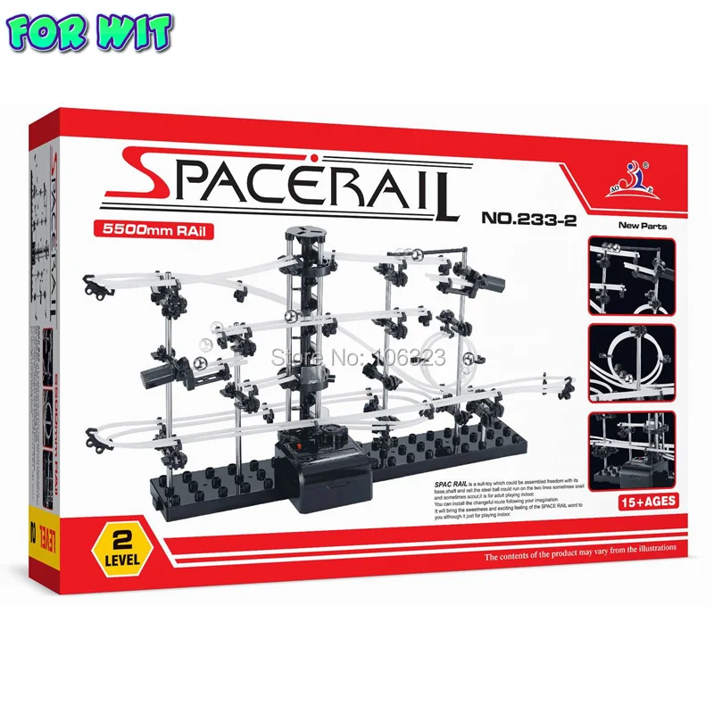 New Parts Space Rail Funny Model Building Kit Roller Coaster Toys