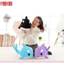 45 см Прекрасный Дельфин плюшевые игрушки, Рождественский подарок w9627