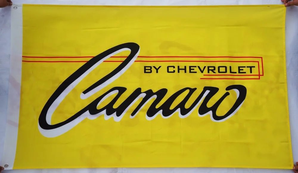 Автомобильные фотообои Chevrolet banner 3x5 футов 100% полиэстер 01|Флаги баннеры и