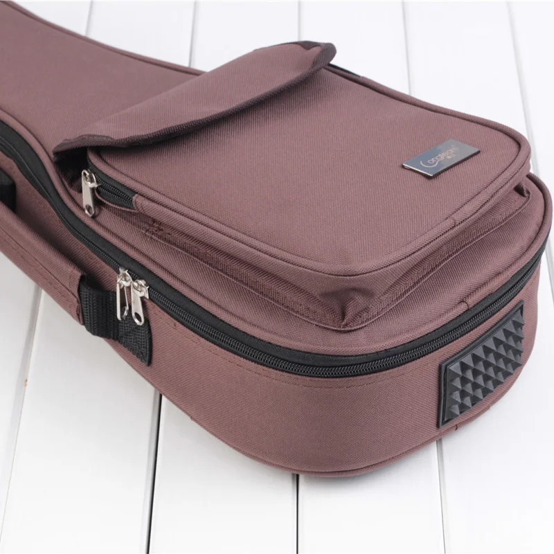 Najtaniej Zagęścić sopranowy tenorowy koncert Ukulele Case torba plecak torebka 15MM 21 23 26 Cal Ukulele Mini gitara akcesoria części koncert