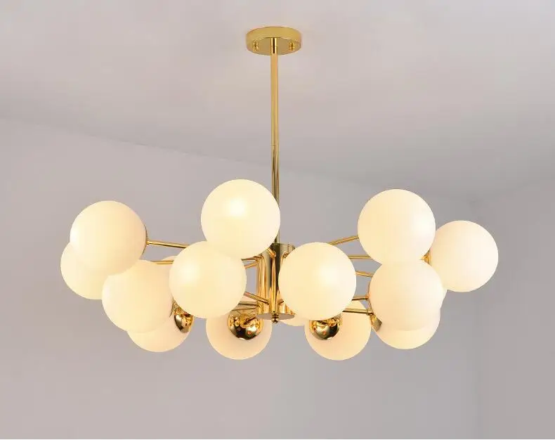 Bola de Vidro Pós-moderna Criativo Feijão Mágico Lustre Estilo Nórdico 10 vidro lustre lustre estilo Nórdico