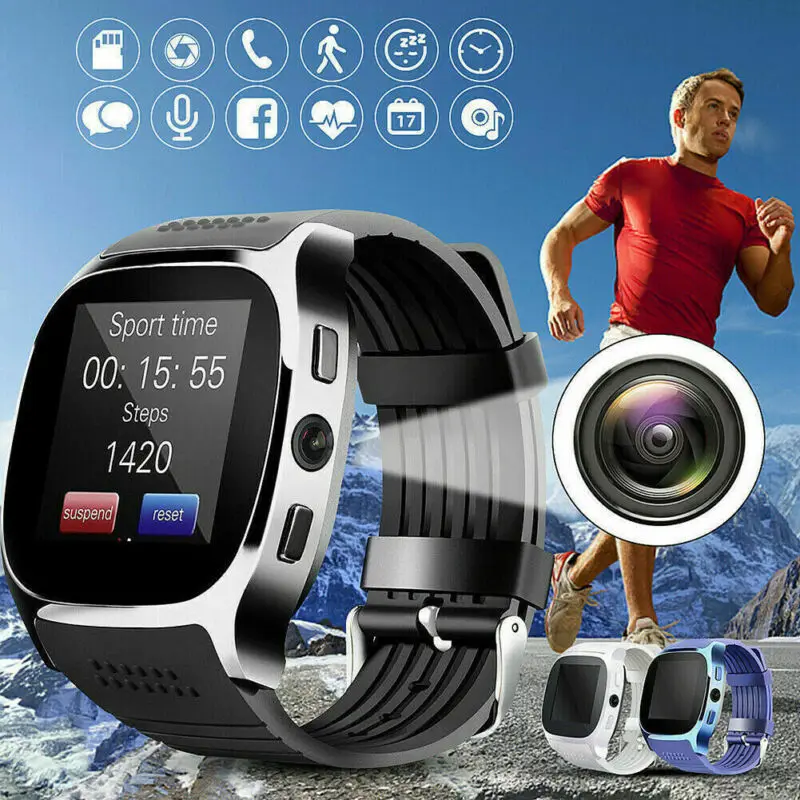T8M браслет для смарт часов поддержка sim карты GSM TF Smartwatch воспроизведение музыки