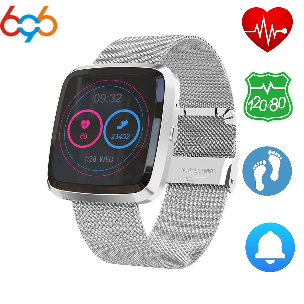 

696 Smart Bracelet T2 Heart Rate Monitor Fitness Activity Tracker Blood Pressure Smart Band Reminder IP67 Waterproof Watch