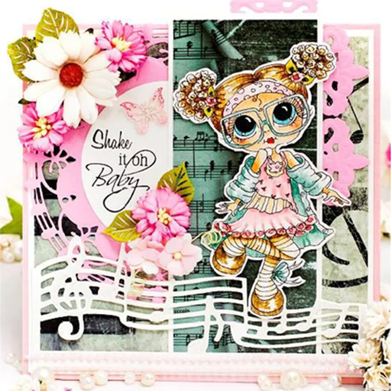

Music Notes Metal Cutting Dies Scrapbooking for Card Making DIY Embossing Cuts Craft Dies Stencils