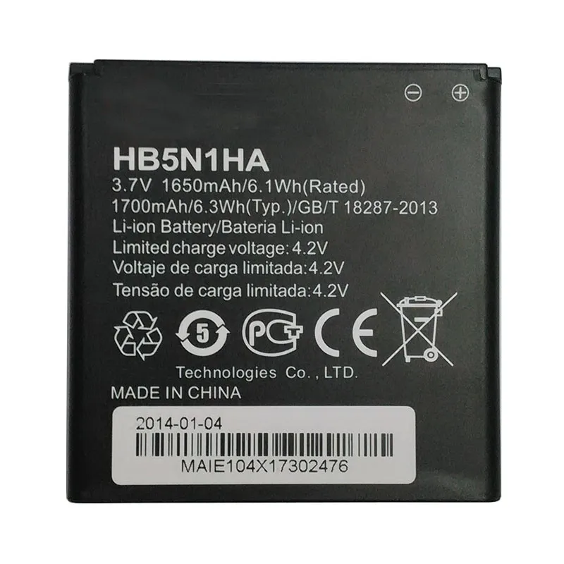 Оригинальный аккумулятор RNX HB5N1HA для Huawei Ascend D300 U8818 U8815 U8680 U8730 G300 G330 Y330 U8825 V8825 M660 Accu