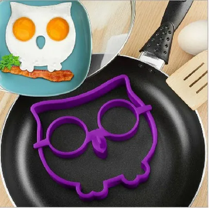 

1PC High Quality Breakfast Silicone Owl Animal Fried Egg Mold Pancake Eggs Ring Shaper Mould DIY Kitchen Cooking Tools Z622