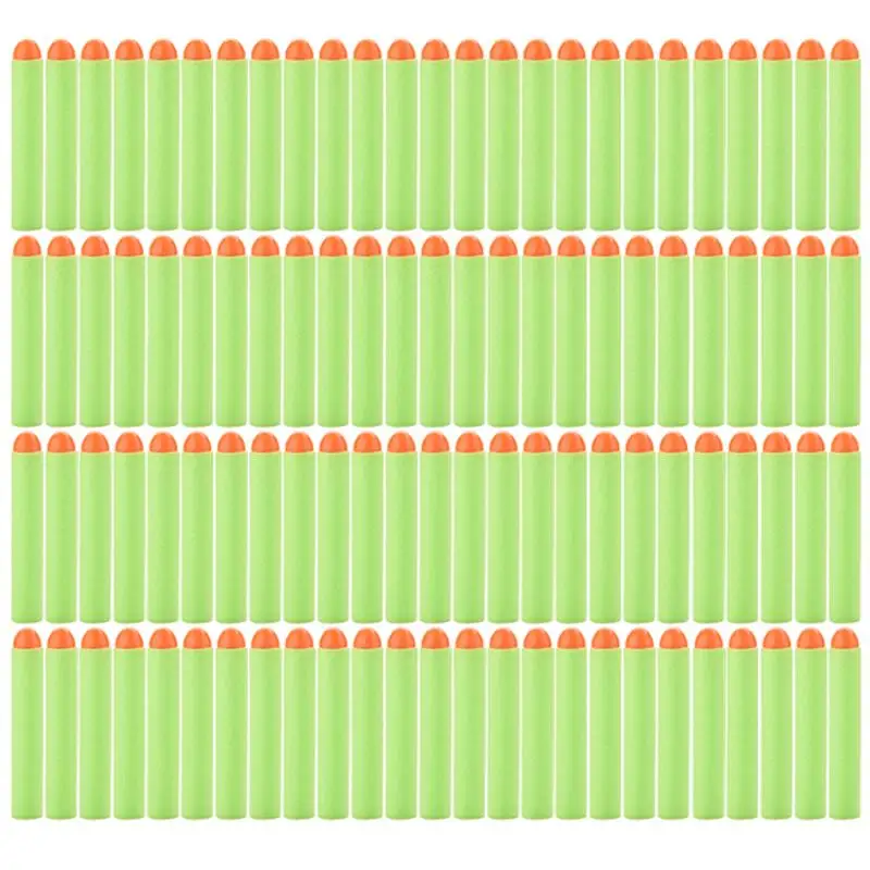 100 шт Горячая мягкие пули элитная Серия волнения Retaliator бластеры заправка Клип Дартс 10 цветов