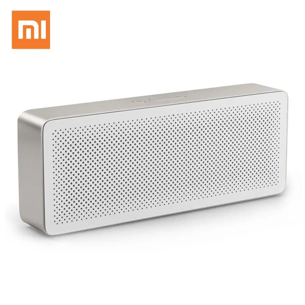 Goede Originele Xiao mi mi Speaker Vierkante Doos 2 Draadloze Bluetooth 4.2 Muziek Stereo Portable Definition Geluidskwaliteit 10 h Spelen muziek AUX