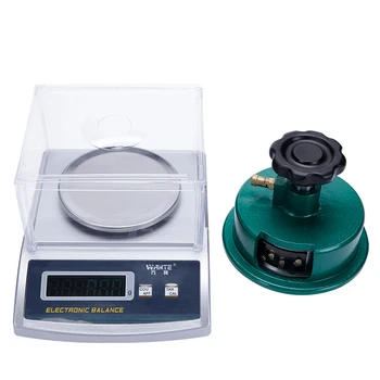 

High-precision 0.001g Chargeable Textile Square Weight Instrument Windproof Electronic Balance Scale with Disc Sampling Knife Y