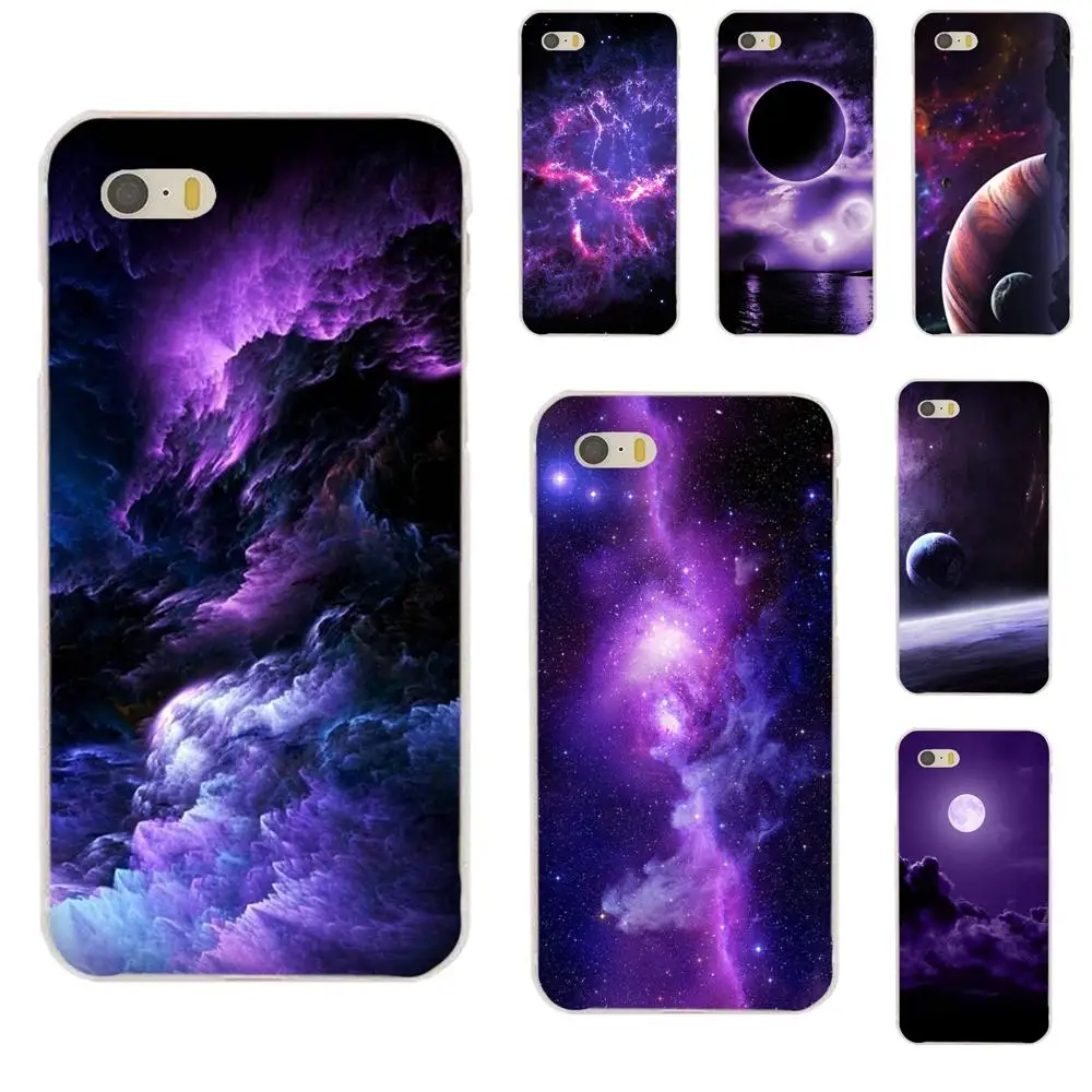 Темно-Фиолетовый Moon Space Мягкие Чехлы для LG Nexus 5 5X G2 G3 mini spirit G4 G5 G6 K4 K7 K8 K10 2017 V10 V20 V30