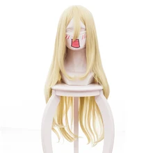 Ангелы смерти Ray Rachel Гарднер Косплэй парик девушки Для женщин длинные прямые Аниме костюм на Хэллоуин Карнавальный Косплэй парик волос золотой