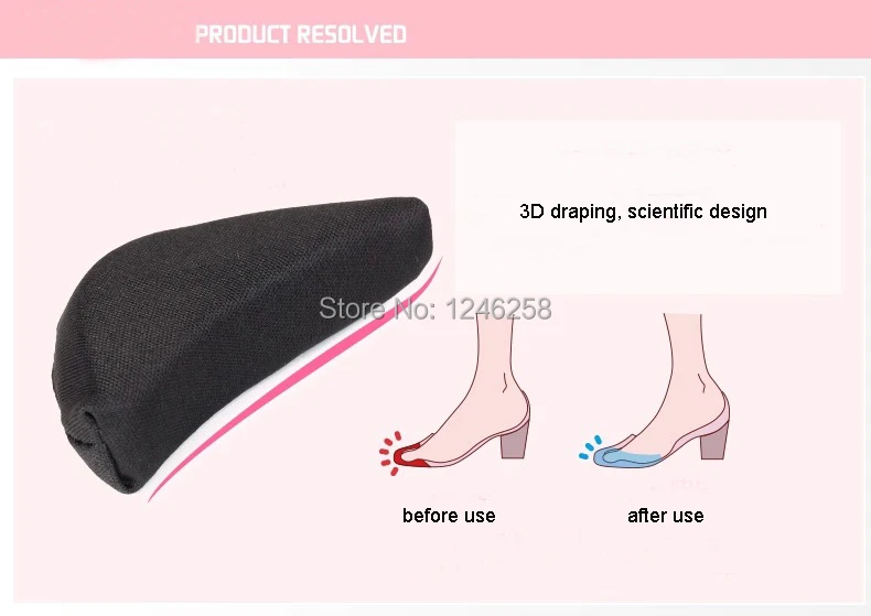 Комплект из 2 предметов Защитный колпачок для носка подкладка для защиты стопы инструмент подушечки с мягким Пеноматериалом для Для женщин Обувь на высоких каблуках Предотвращение трения мозолей стельки губка