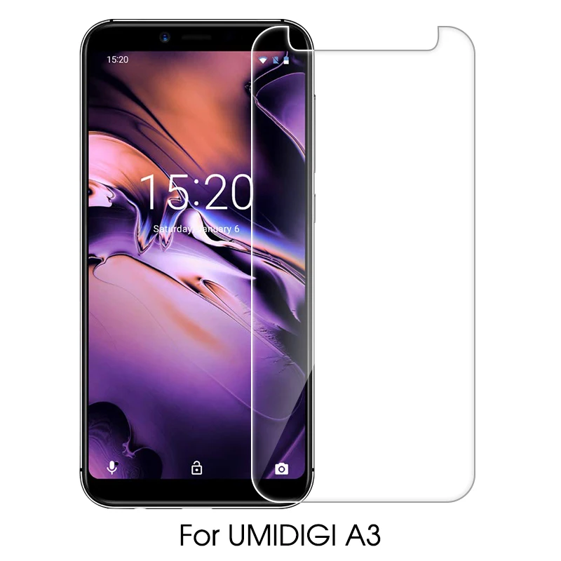 

9H Tempered Glass For Umidigi A3 A5 A3 Pro S2 One Pro Max Z2 Pro S3 Pro F1 HD Screen Protector Tough Protective Glass Guard