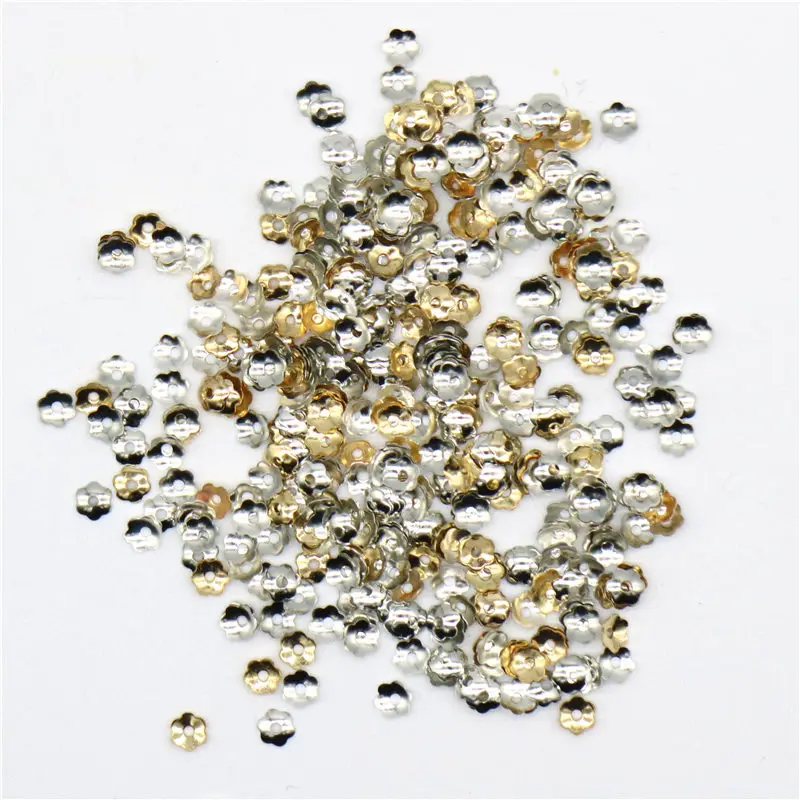 1000 Silver Tone 6mm Filigree Bead Caps Lot Wholesale